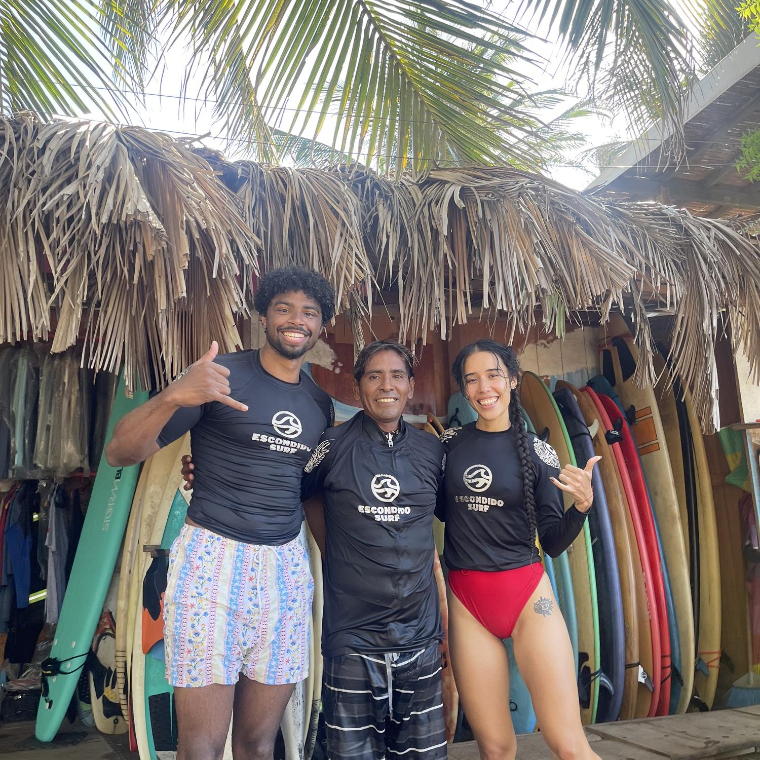 Surfing in Puerto Escondido, Oaxaca