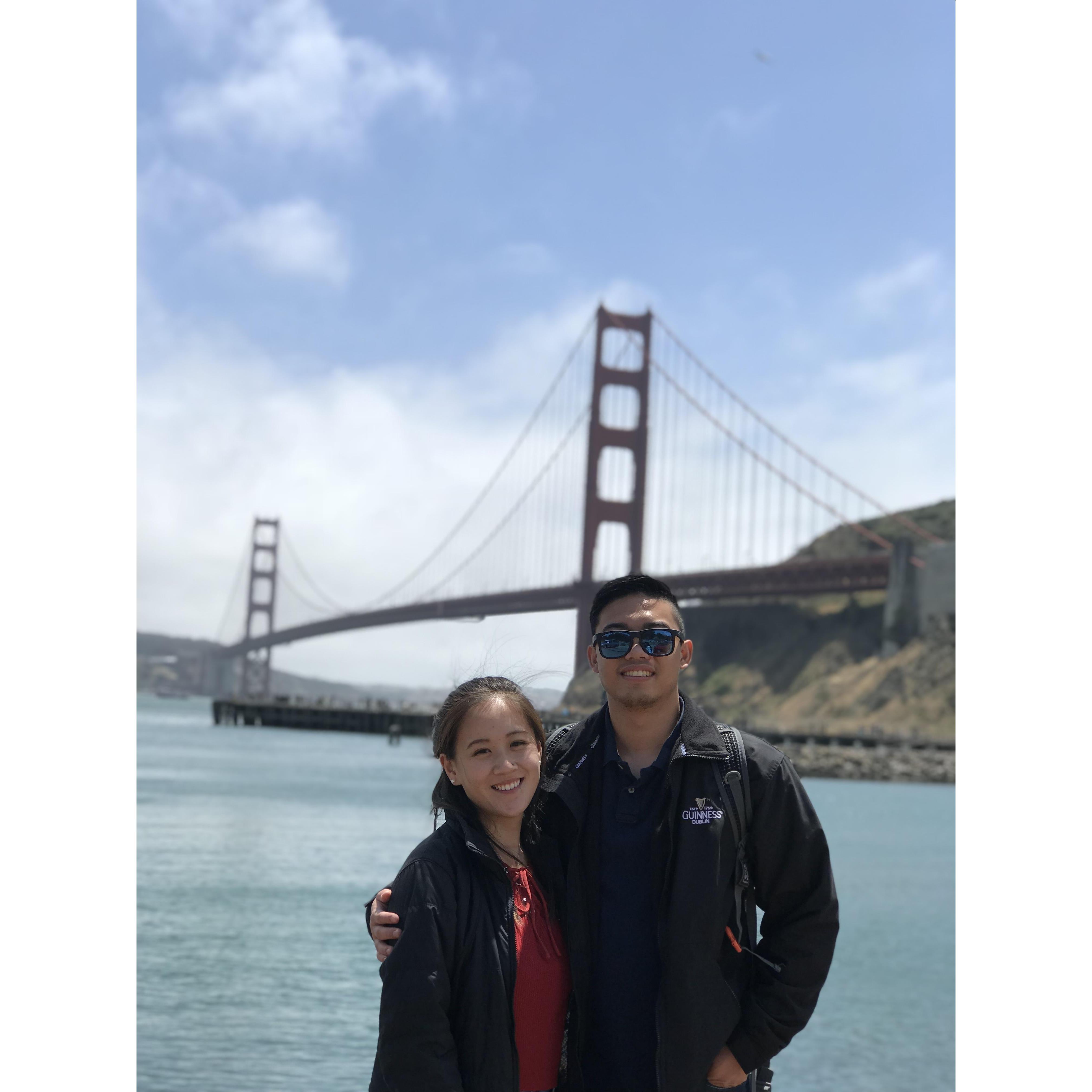 We moved to the Bay Area after Brandon's graduation