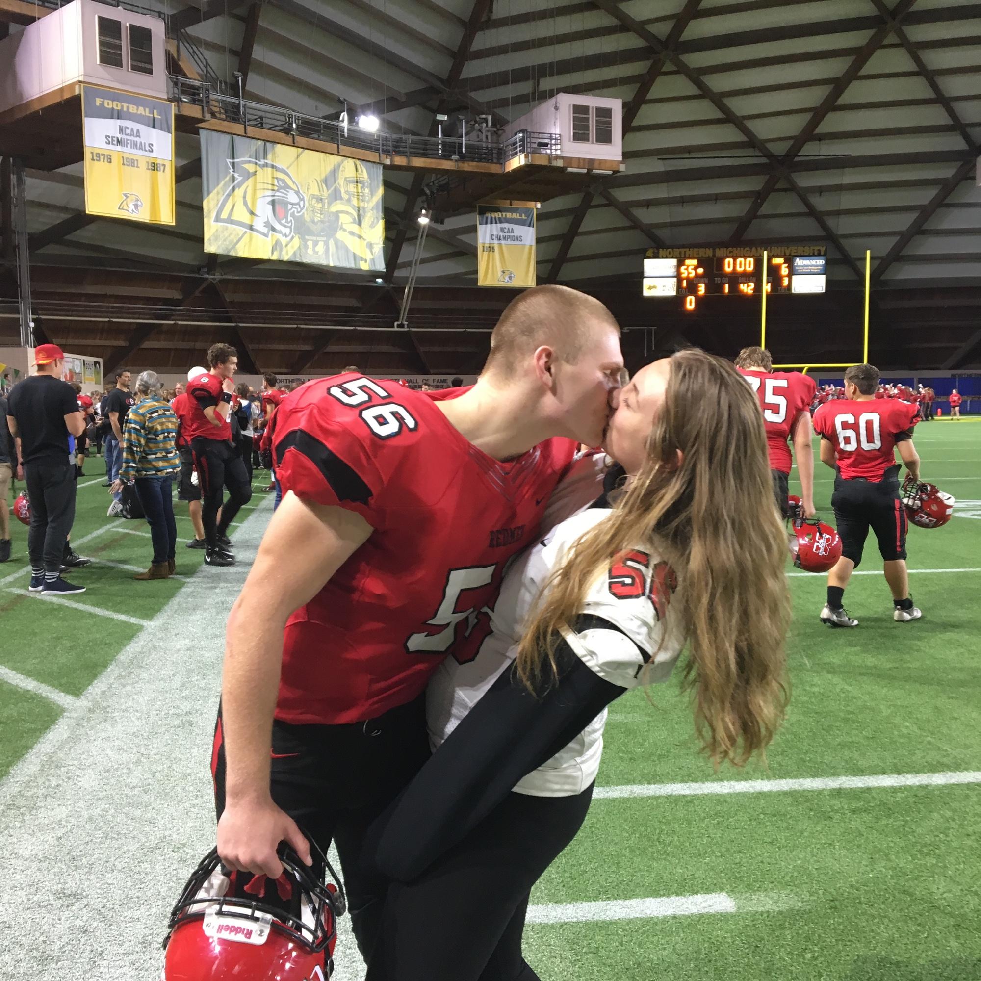 Supporting him at every game!