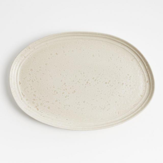 Ourlet Oval Platter by Athena Calderone