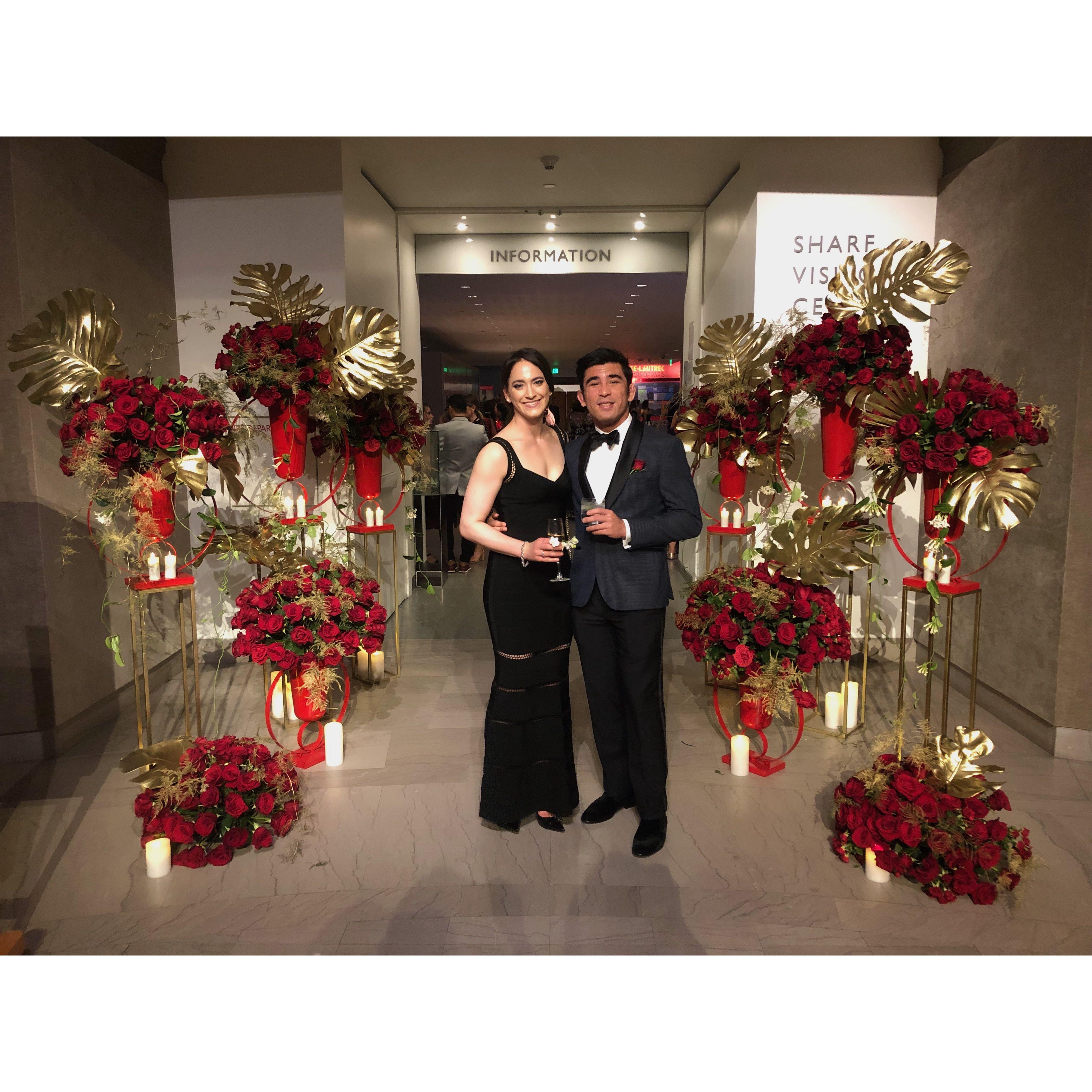 Our first formal event together: The Museum of Fine Art Summer Party, 2019
