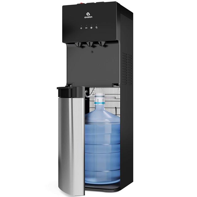 Avalon Bottom Loading Water Cooler Water Dispenser with BioGuard- 3 Temperature Settings - Hot, Cold Room Water, Durable Stainless Steel Construction, Anti-Microbial Coating- UL/Energy Star Approved
