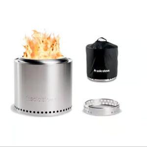 Solo Stove Ranger 15 in. W Stainless Steel Round Multi-Fuel Fire Pit with Stand