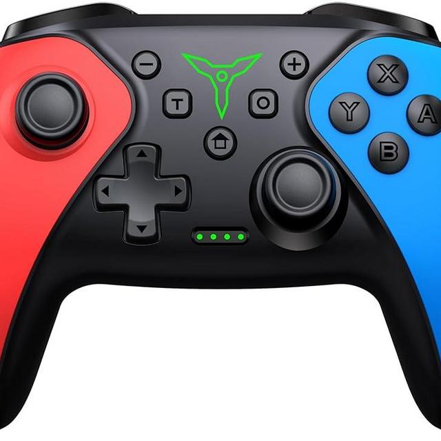 Wireless Switch Controller for Nintendo Switch Controller/Lite/OLED, Switch Controller Joysticks Work with iOS/Android/PC-Switch Pro TURBO Controller with Wake-up Programmable (Upgraded Vision)