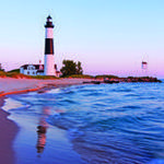 Ludington Beaches & Lighthouses along with shopping in downtown Ludington