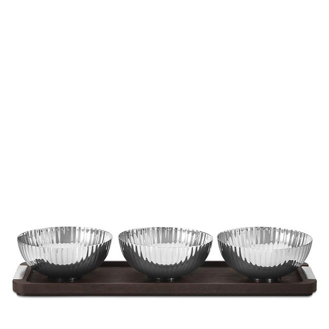 Georg Jensen BERNADOTTE Tray with Three Bowls