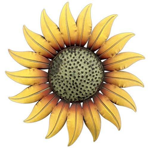 Collectible Badges Metal Decorative 14" Sunflower Wall Plaque