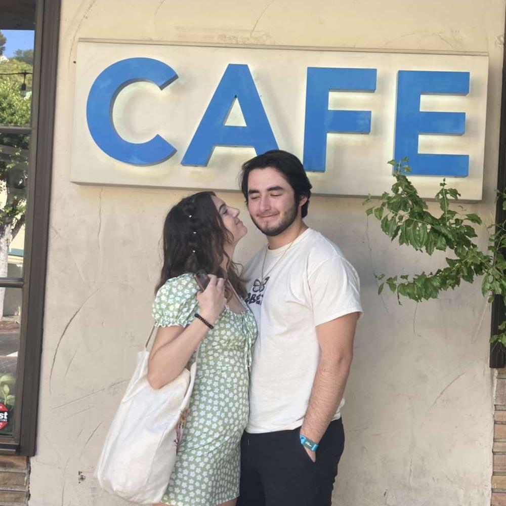 Going to a cafe in California