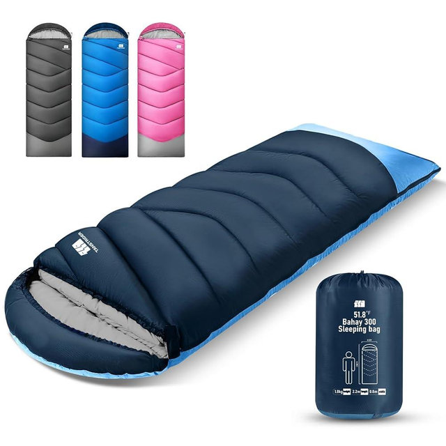 TANSTRIDER Sleeping Bags for Adults Cold Weather & Warm,Backpacking Camping Sleeping Bag for Tall Girls Boys,Lightweight,Compact,Waterproof Camping Gear for Traveling,Hiking,Hotel,Outdoor & Indoor