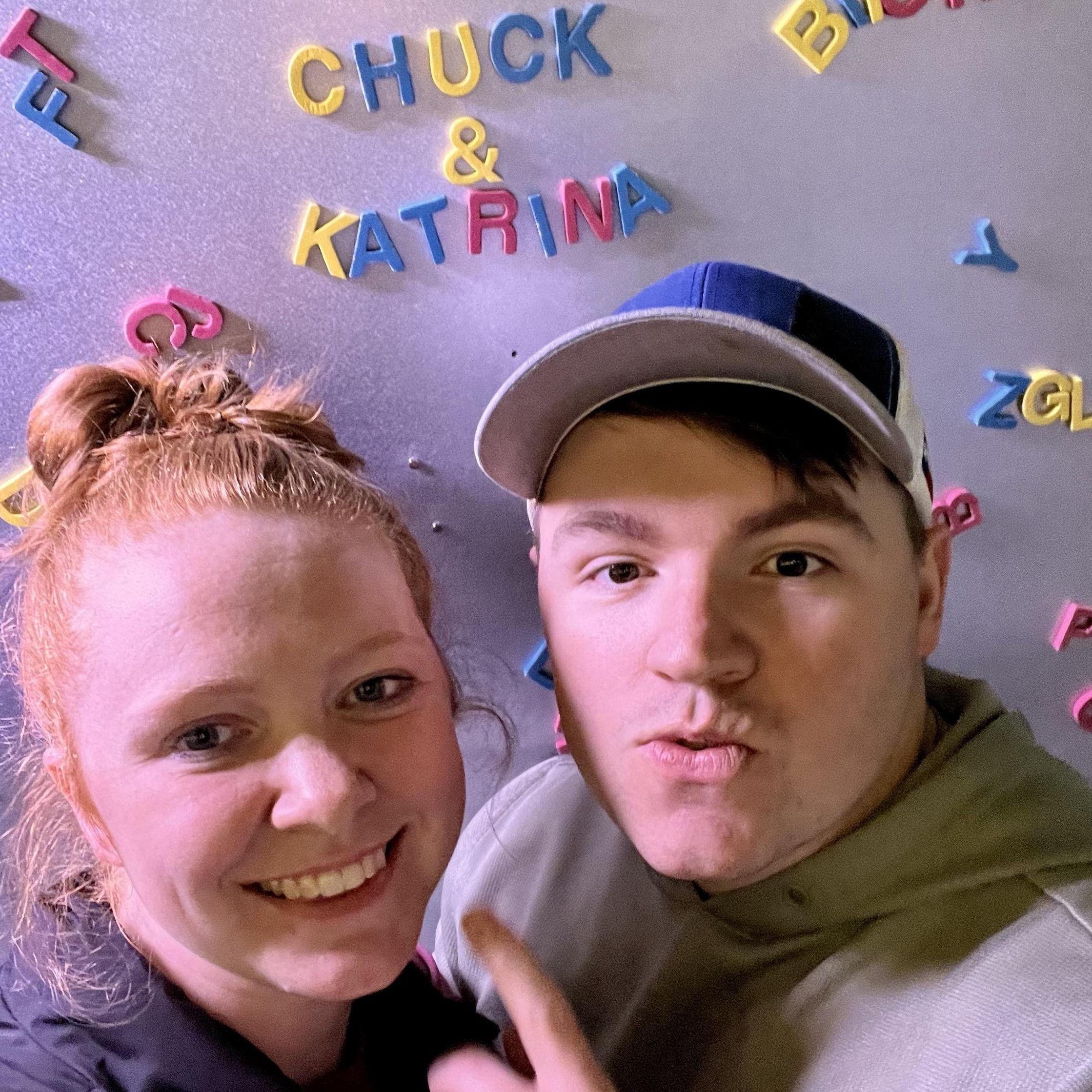 His finger always ends up in her nose.