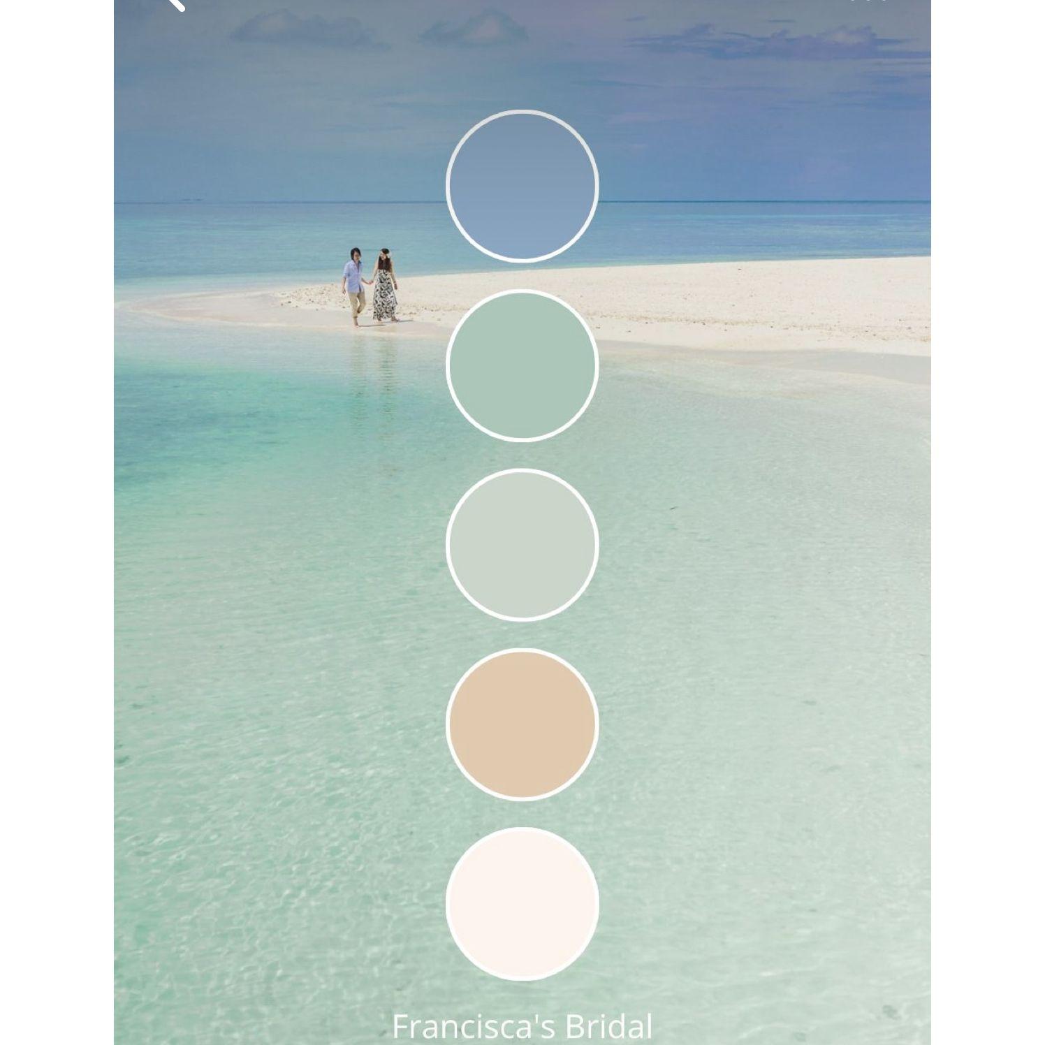 The theme of our wedding is inspired by the beautiful colors of the Caribbean.