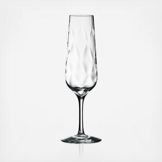 Dizzy Diamond Champagne Flute Glass