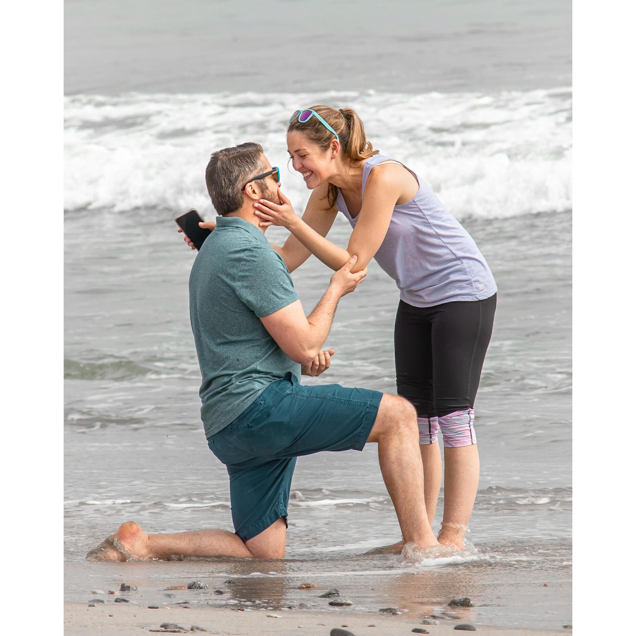 Spoiler alert, she said yes.