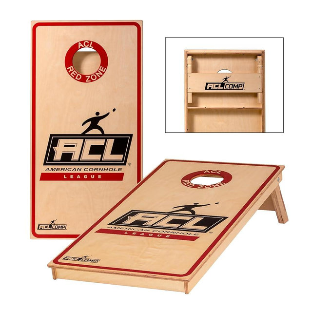 ACL Approved & Officially Licensed 2x4 Cornhole Boards - Regulation 24" x 48" - Solid Wood Legs - Dual Cross Beam Supports - CNC Precision Cut - Premium Surface - Furniture Grade Construction
