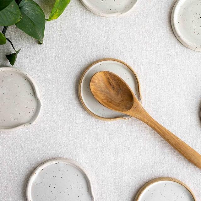 Handmade Ceramic Spoon Rest