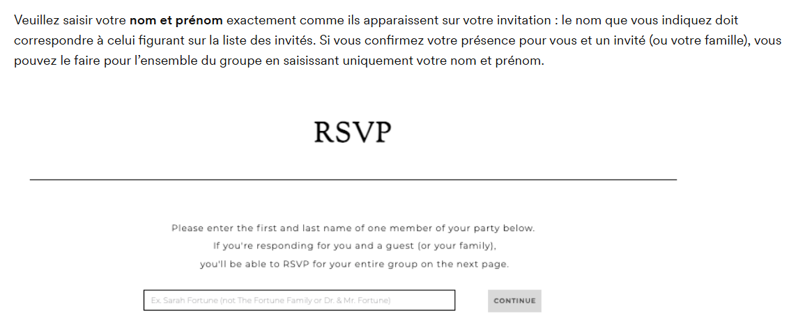 The Wedding Website of Amadou N'diaye and Justine Joly