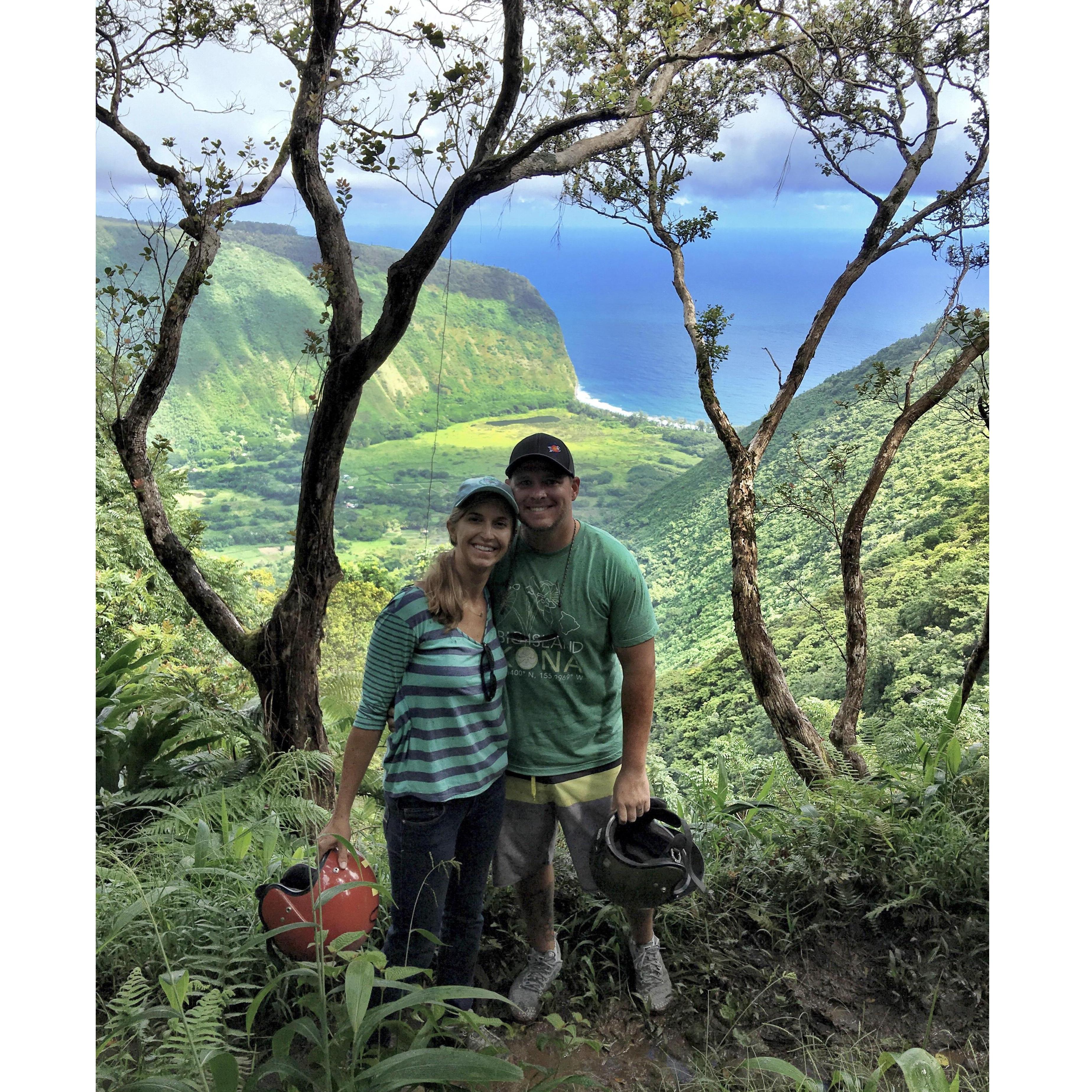 Overlooking Waipio Valley on the "Ride the Rim" ATV tour