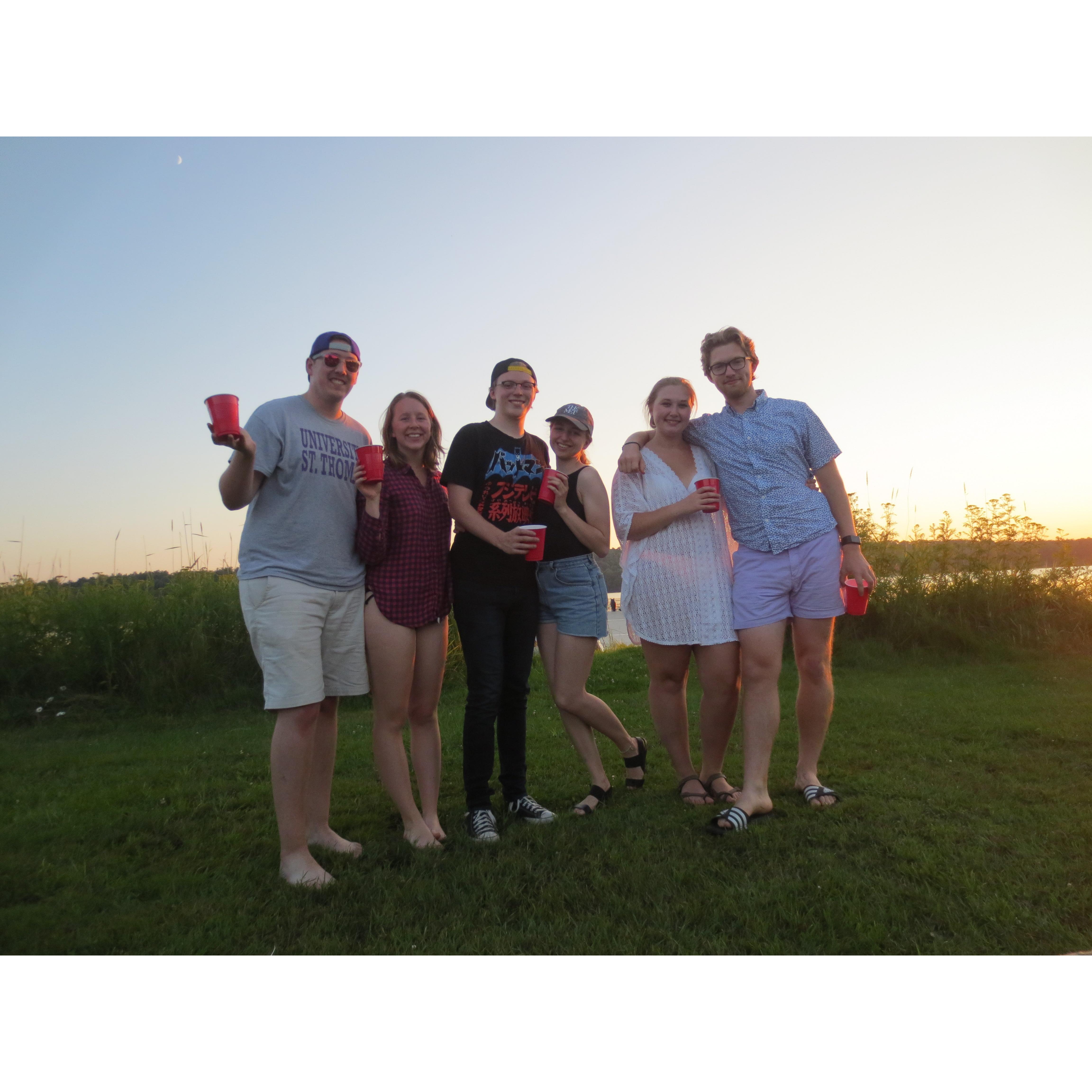 Summer of 2017 -- Group camping trip with Luke and Jami and Jane and Greg