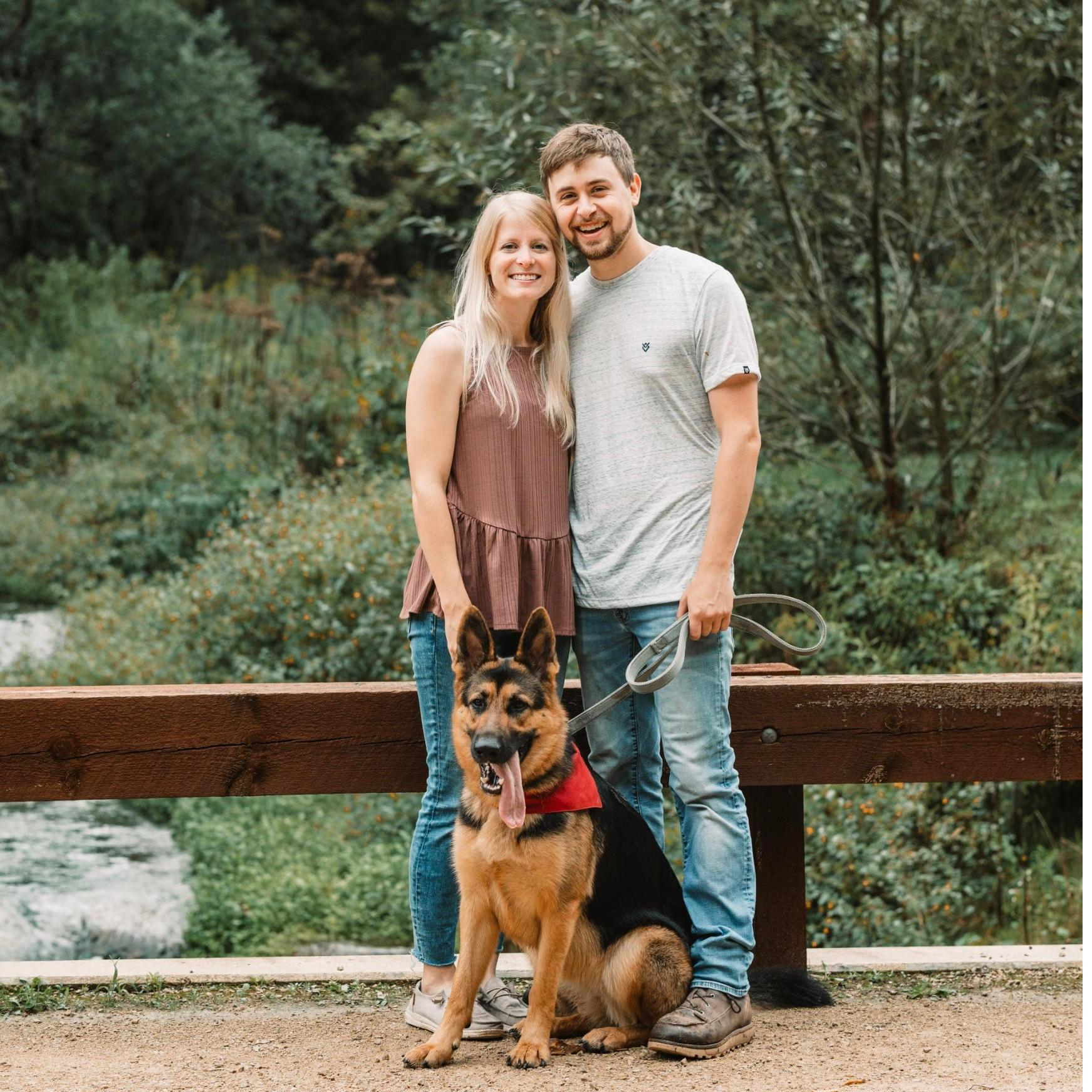Meet Skylar (Left) and Hunter (Right), Friends to us
and Pax (the dog) friend to Eve
