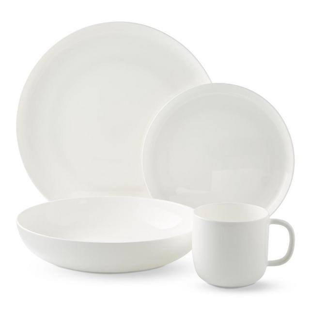 Fortessa Modern Coupe 16-Piece Dinnerware Set