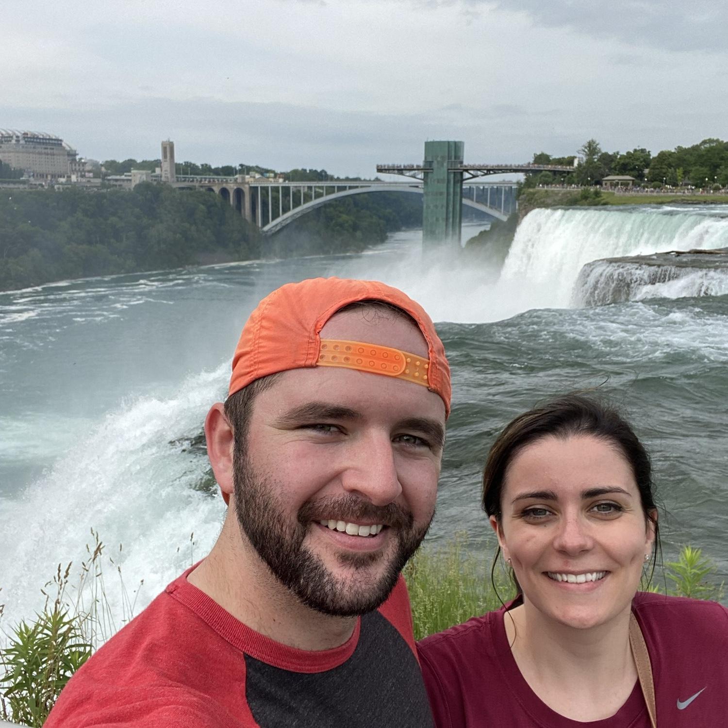 One of our earlier dates, at Niagara Falls