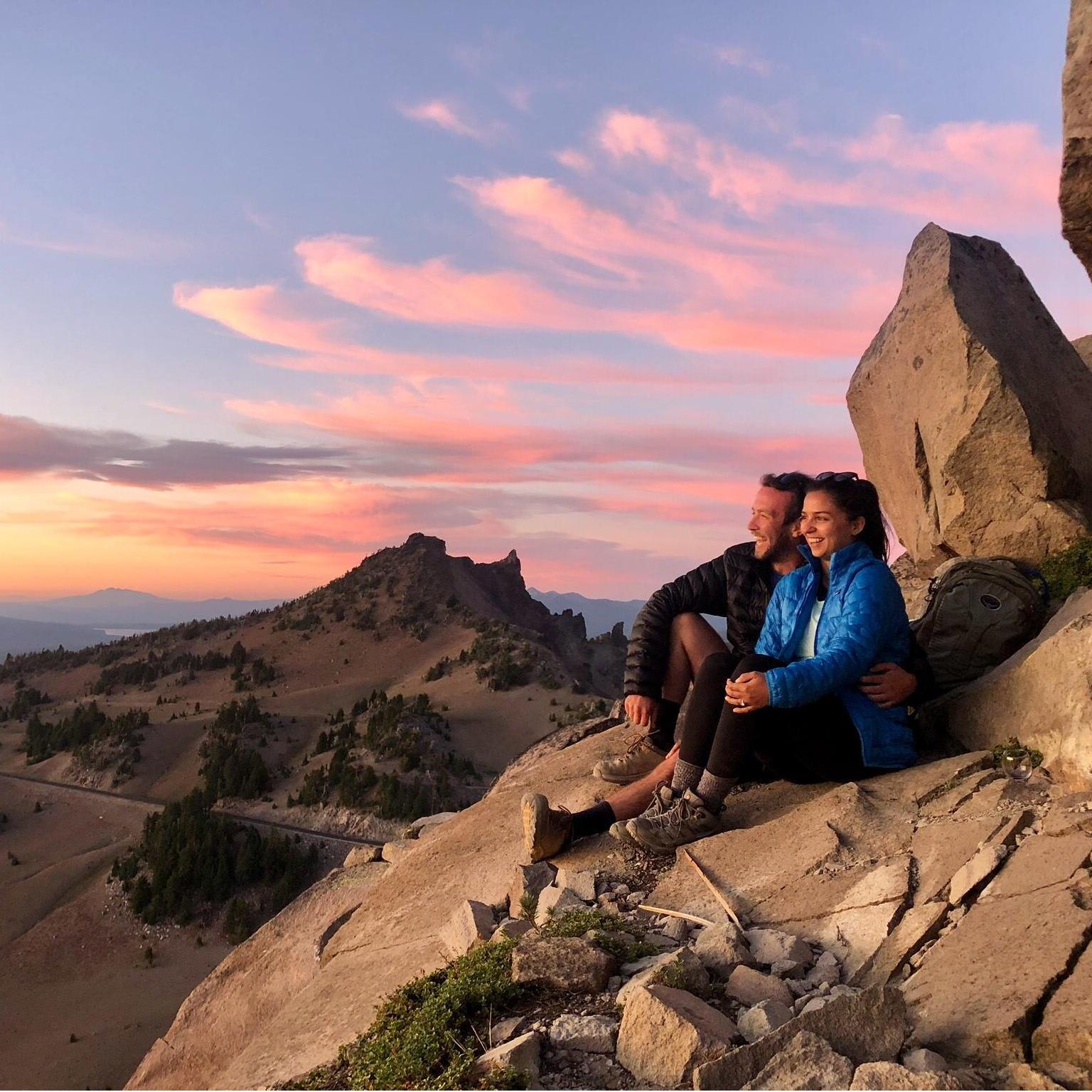 Post-engagement sunset.