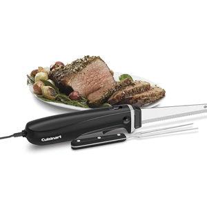 Cuisinart Electric Knife with Cutting Board, Stainless Steel/Black, CEK-41 (Renewed)