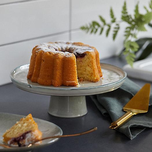 Ceramic Gray Cake Stand