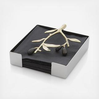 Olive Branch Cocktail Napkin Holder