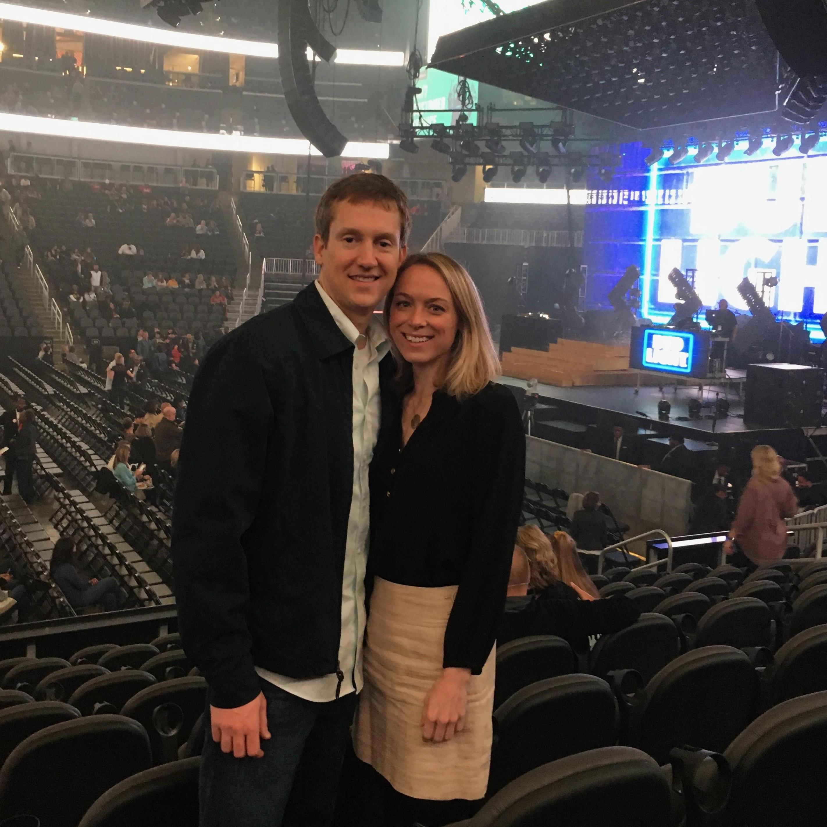 But Shae did spoil Matt with incredible seats to Bruno Mars : )