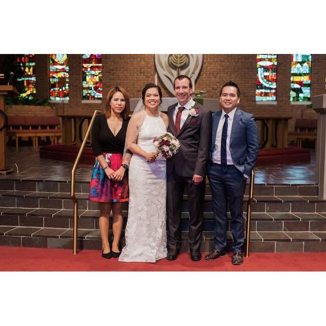 With Jin Sheen's brother Jin Soon and sis-in-law Jade