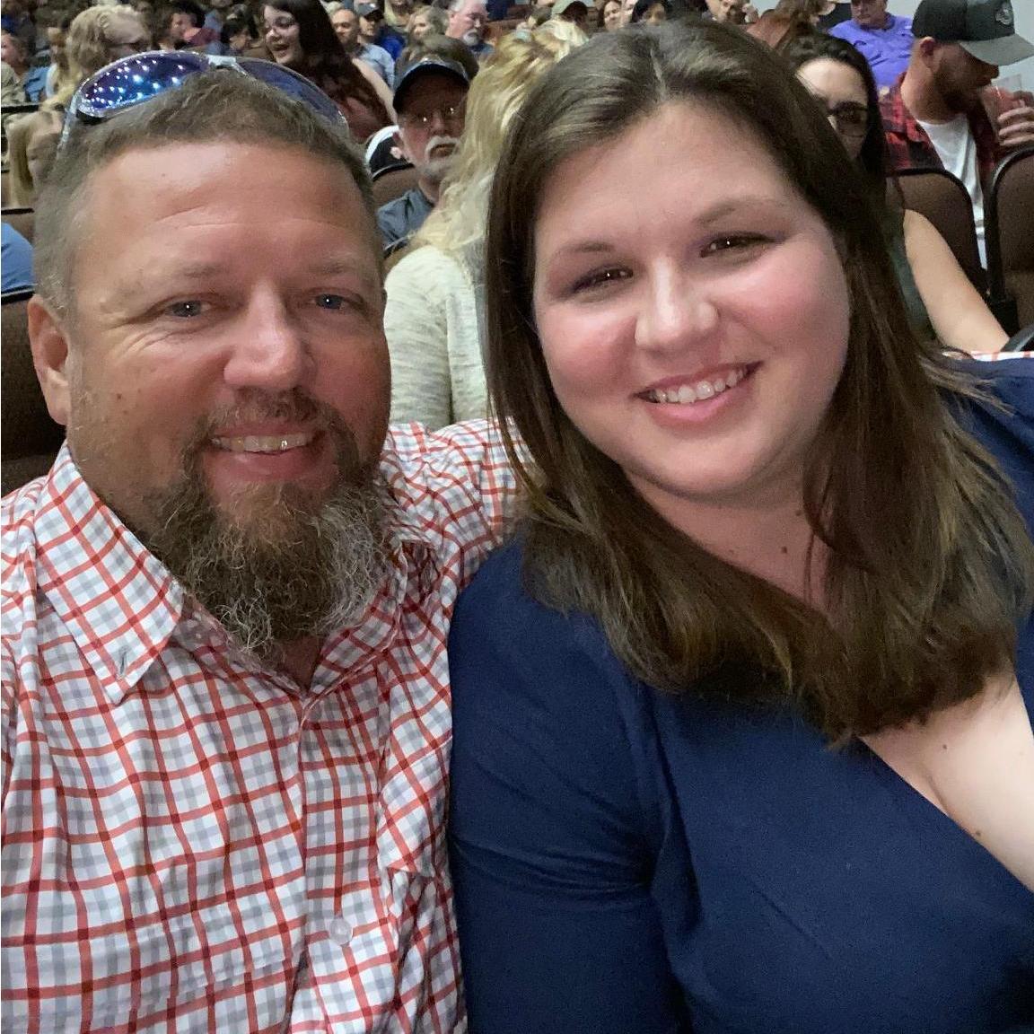 At the Lee Bryce, Carly Pearce and Eli Young Band concert in Lakeland