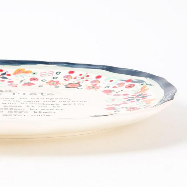"The Giving Plate" Artisan Ceramic Plate
