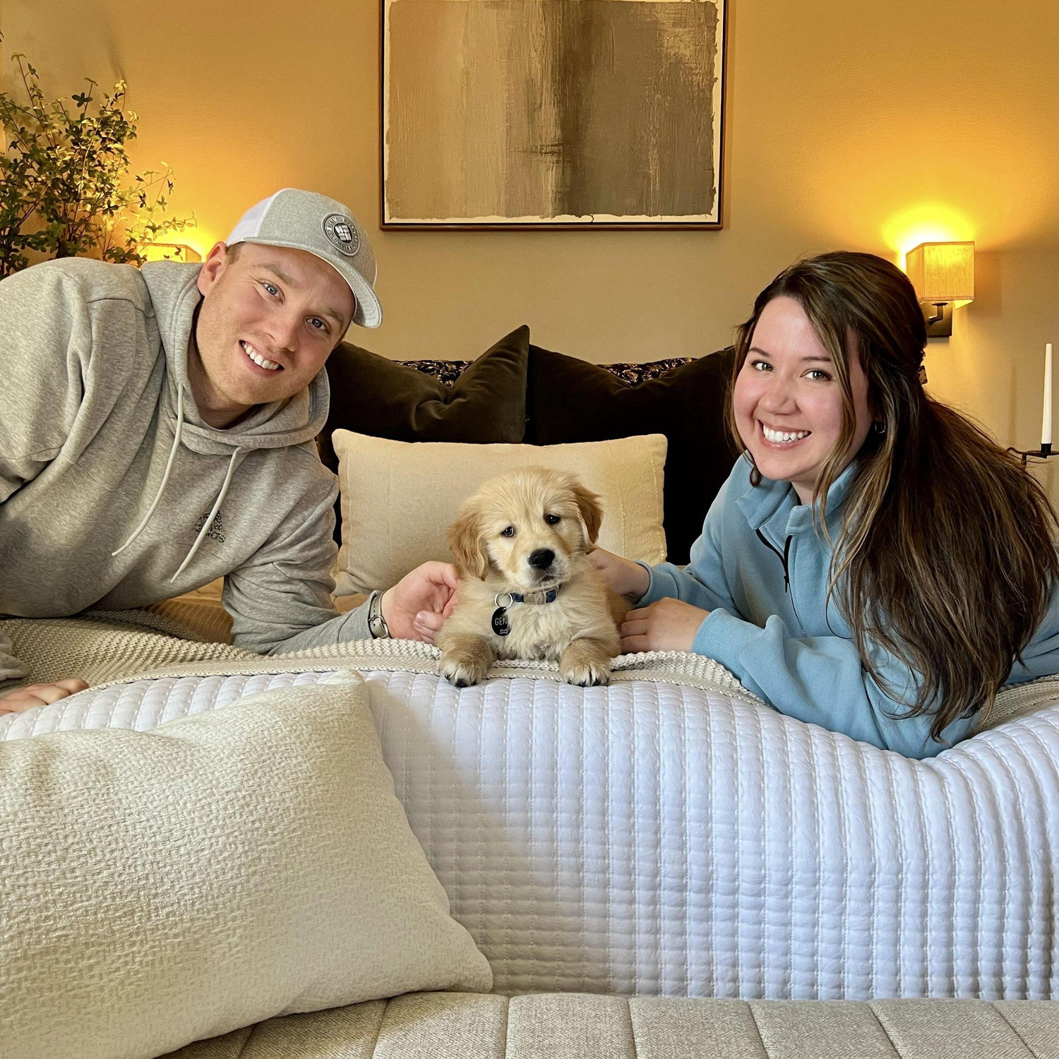 Our first morning as a family of three🐾