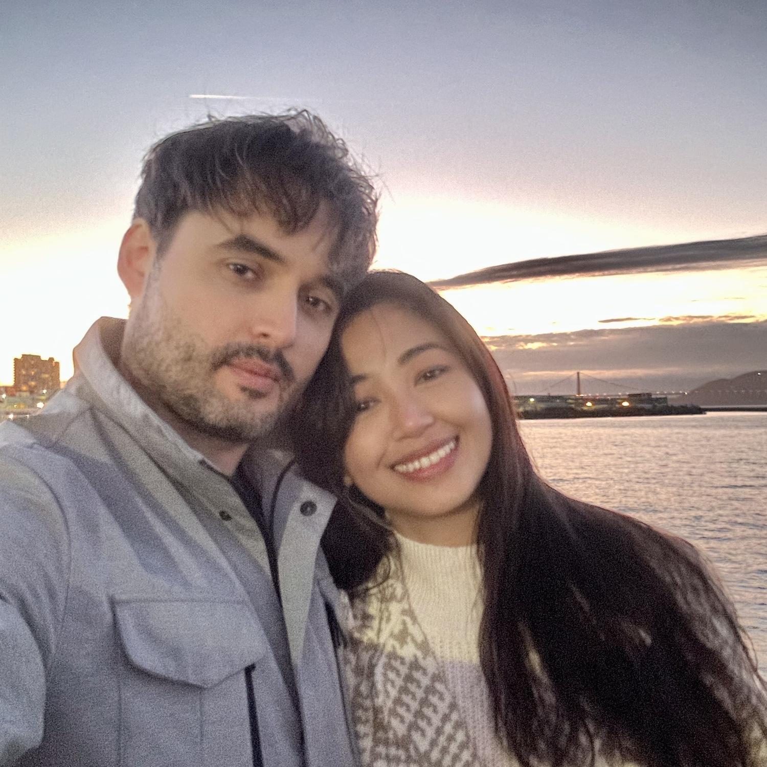 She had a flight to SF, and just like always, he couldn’t wait to meet her there.