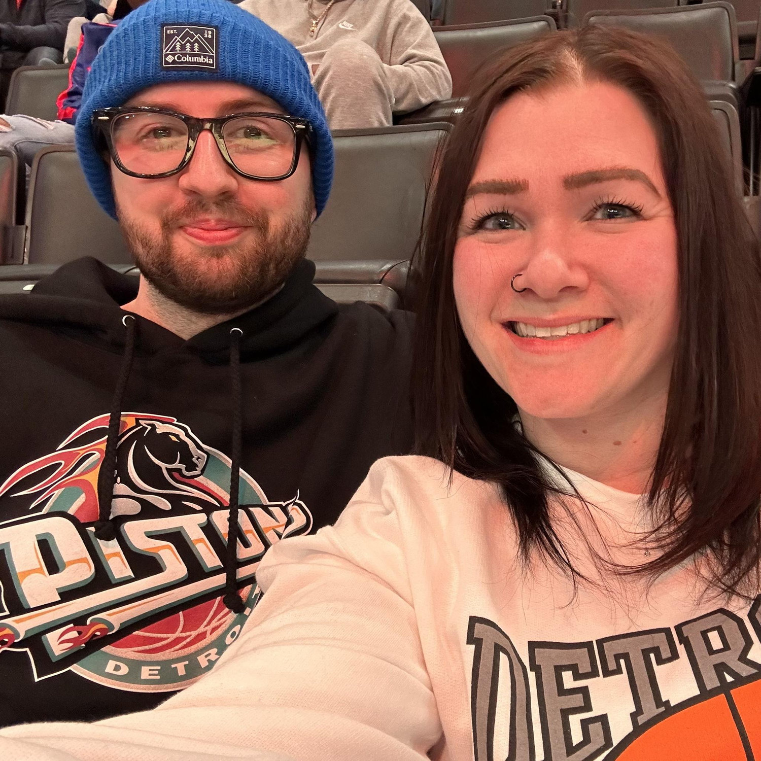Our first Pistons game
