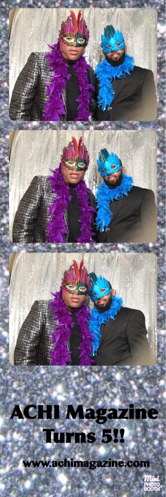 Clowning around in the photo booth!