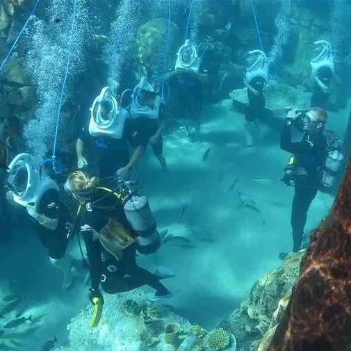 we followed a group of people through a short tour lead by a guide