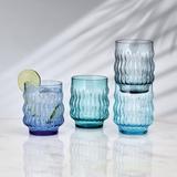 Waves Stacking Double Old Fashioned Glass, Set of 4