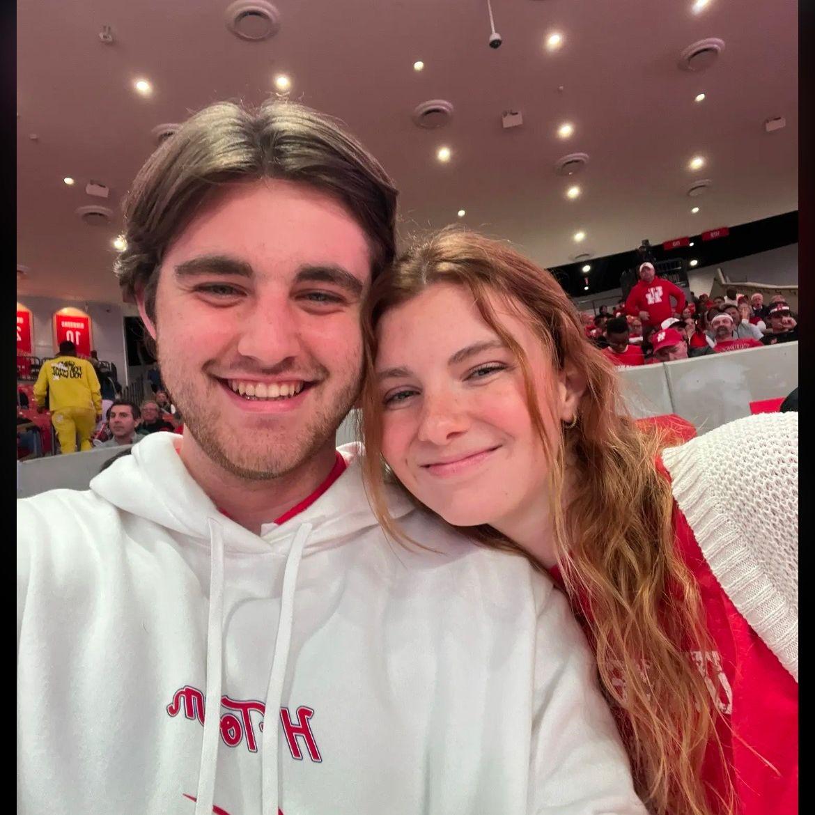 First UH basketball game together