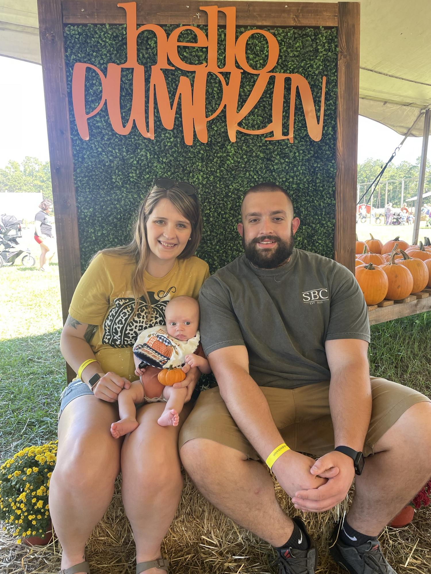 Cordi’s first pumpkin!
