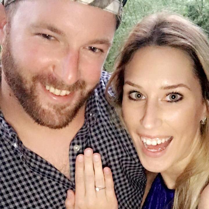 The night we got engaged!