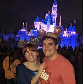 Our first outing with friends after we became a couple!