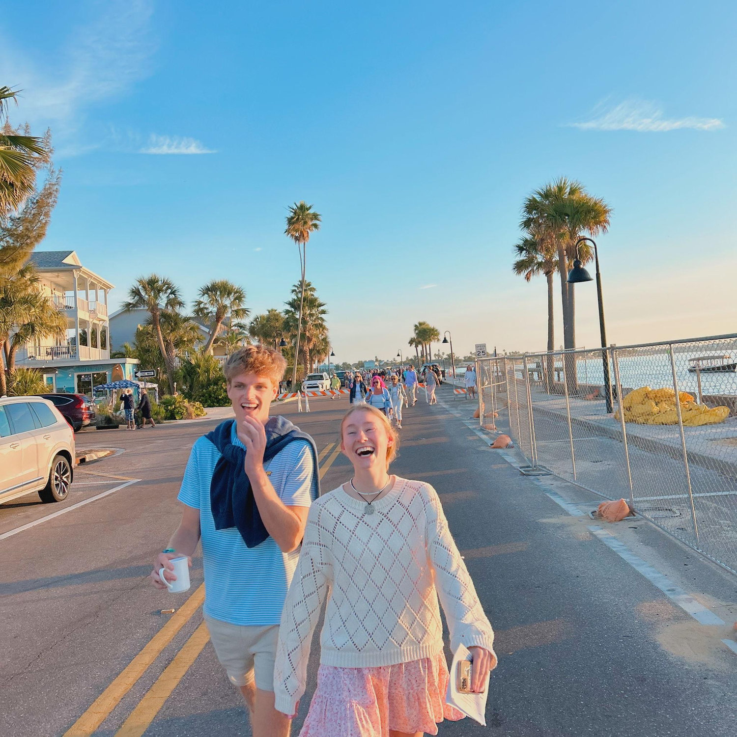 Addy goes to FL with the Engelsman's.