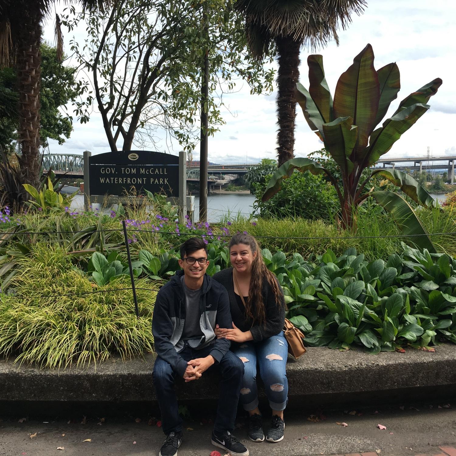 Our first of many trips to Portland! And Mark’s first time ever on an airplane! September 2018