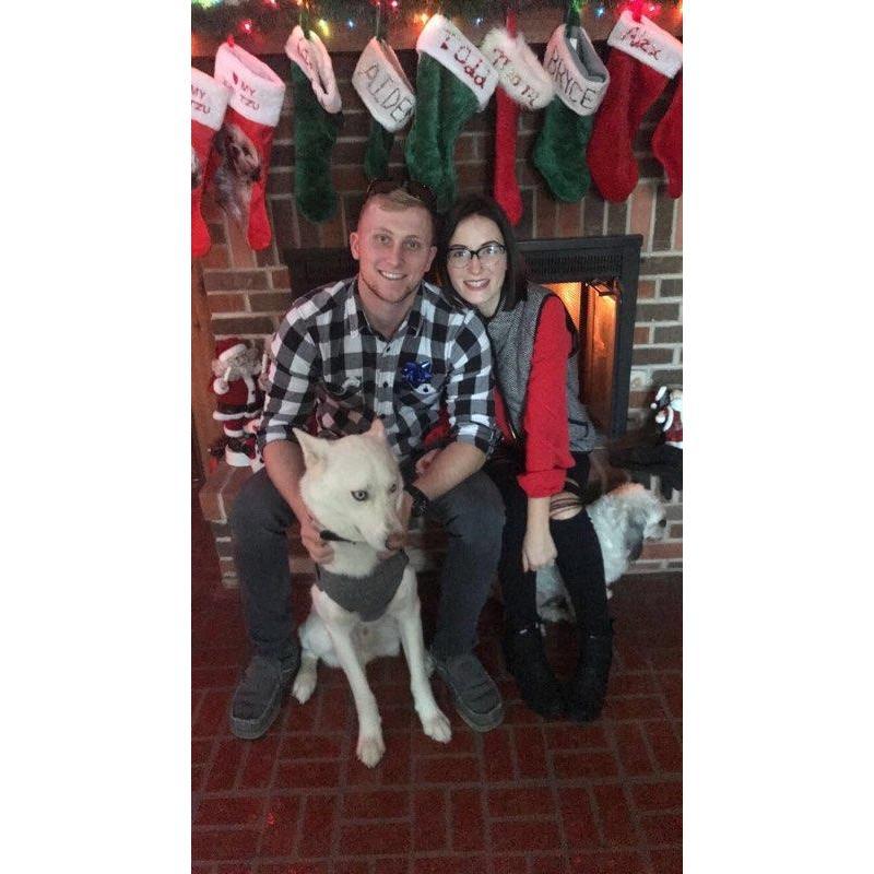 Our second Christmas together.