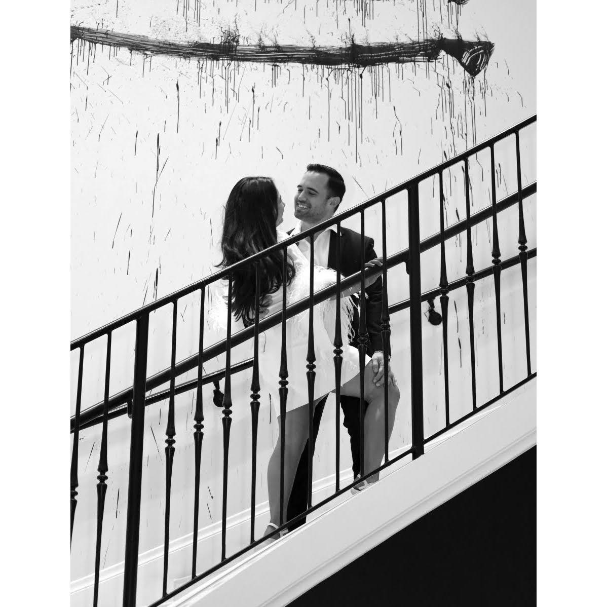 Our engagement party: February 2024.