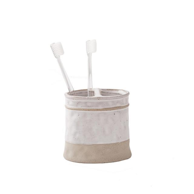 Peri Textured Paisley Toothbrush Holder