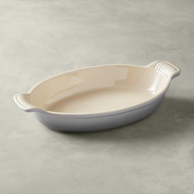Le Creuset Heritage Stoneware Oval Gratin, 11", French Grey