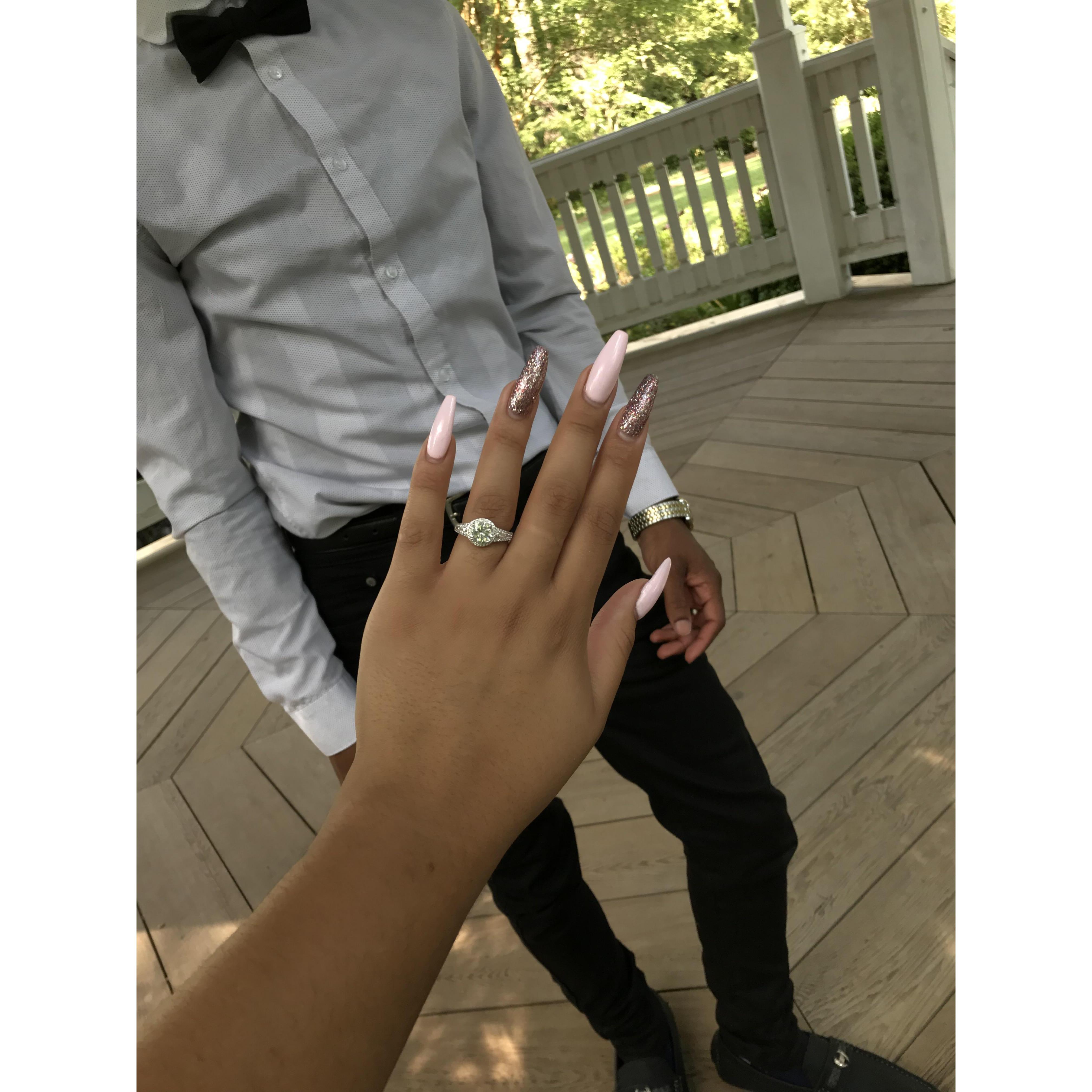 When he proposed!!